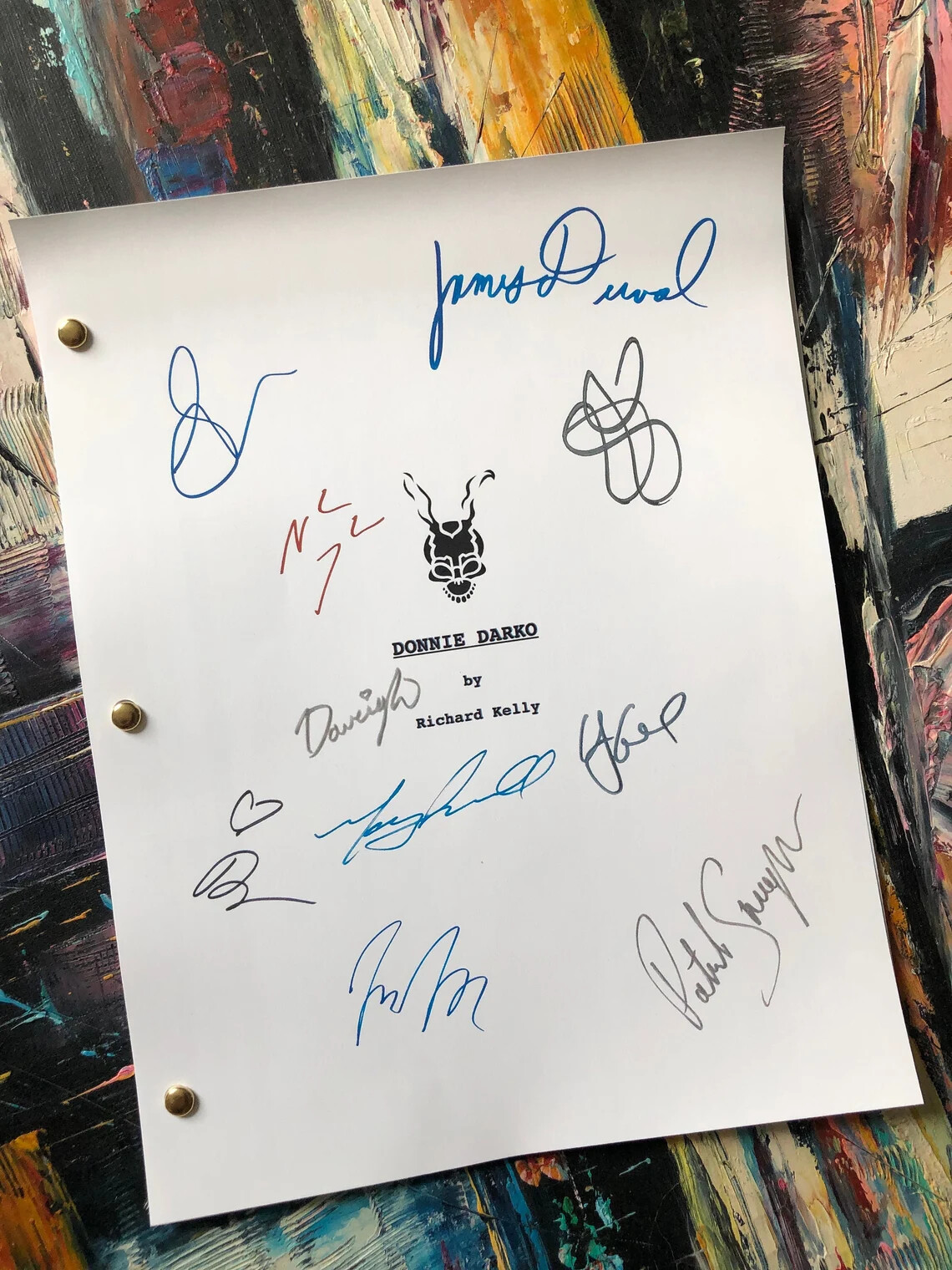 Donnie Darko Science Fiction Movie Script With 99 Pages Written by Richard Kelly