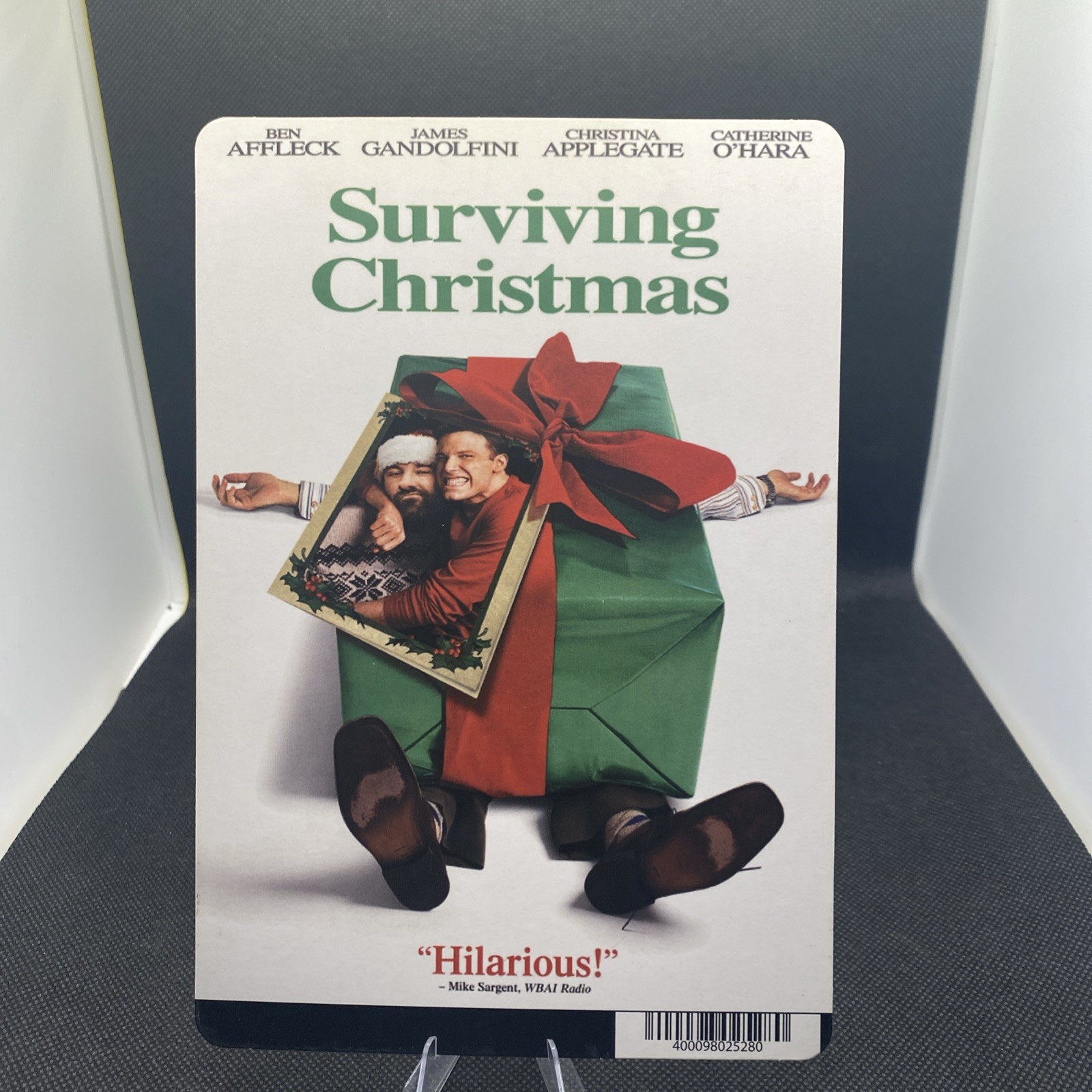 Blockbuster Movie Backer “Surviving Christmas” Affleck Gandolfini 8”X5.5” No DVD