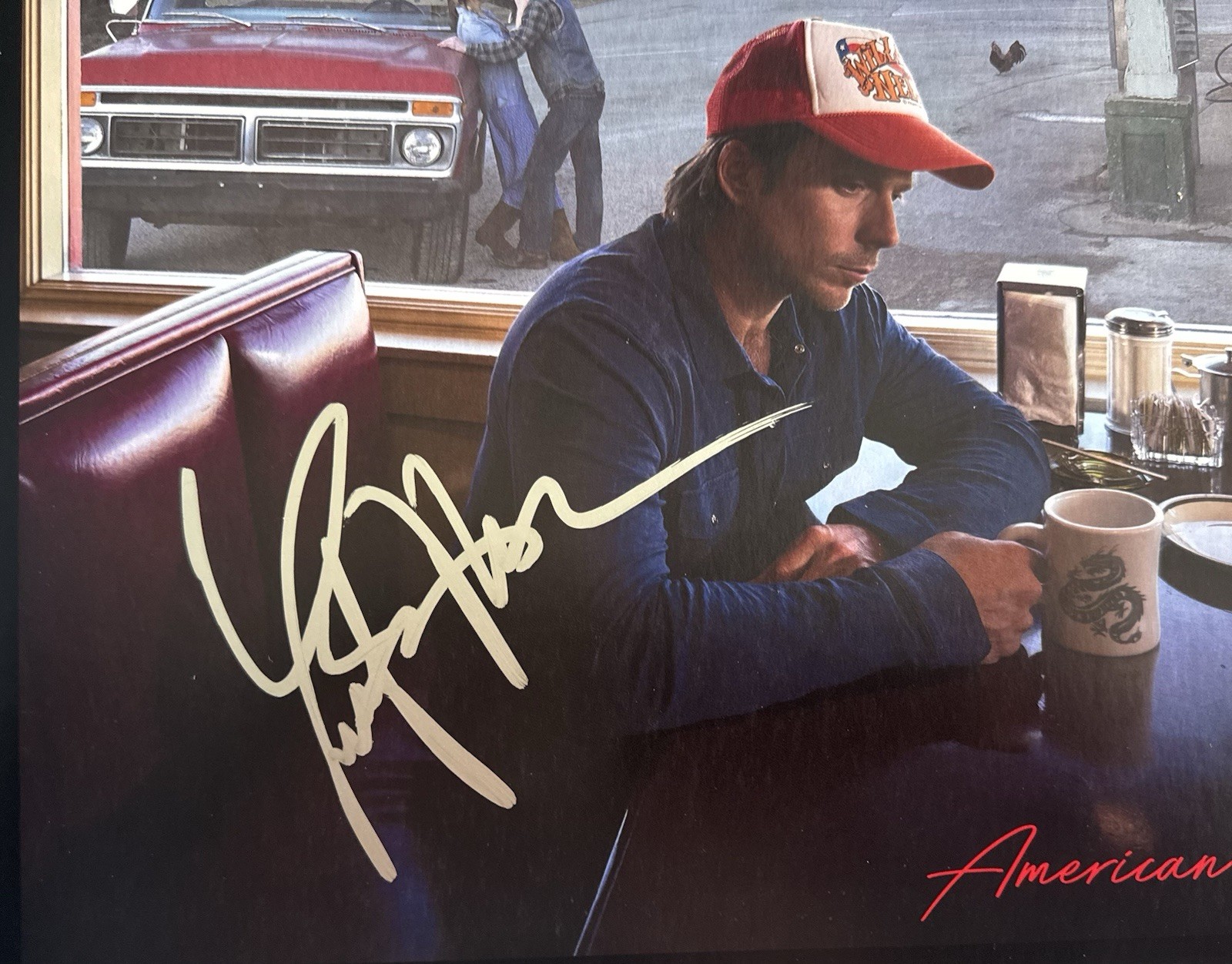 LUKAS NELSON SIGNED AUTOGRAPHED “AMERICAN ROMANCE” VINYL ALBUM LP +JSA COA
