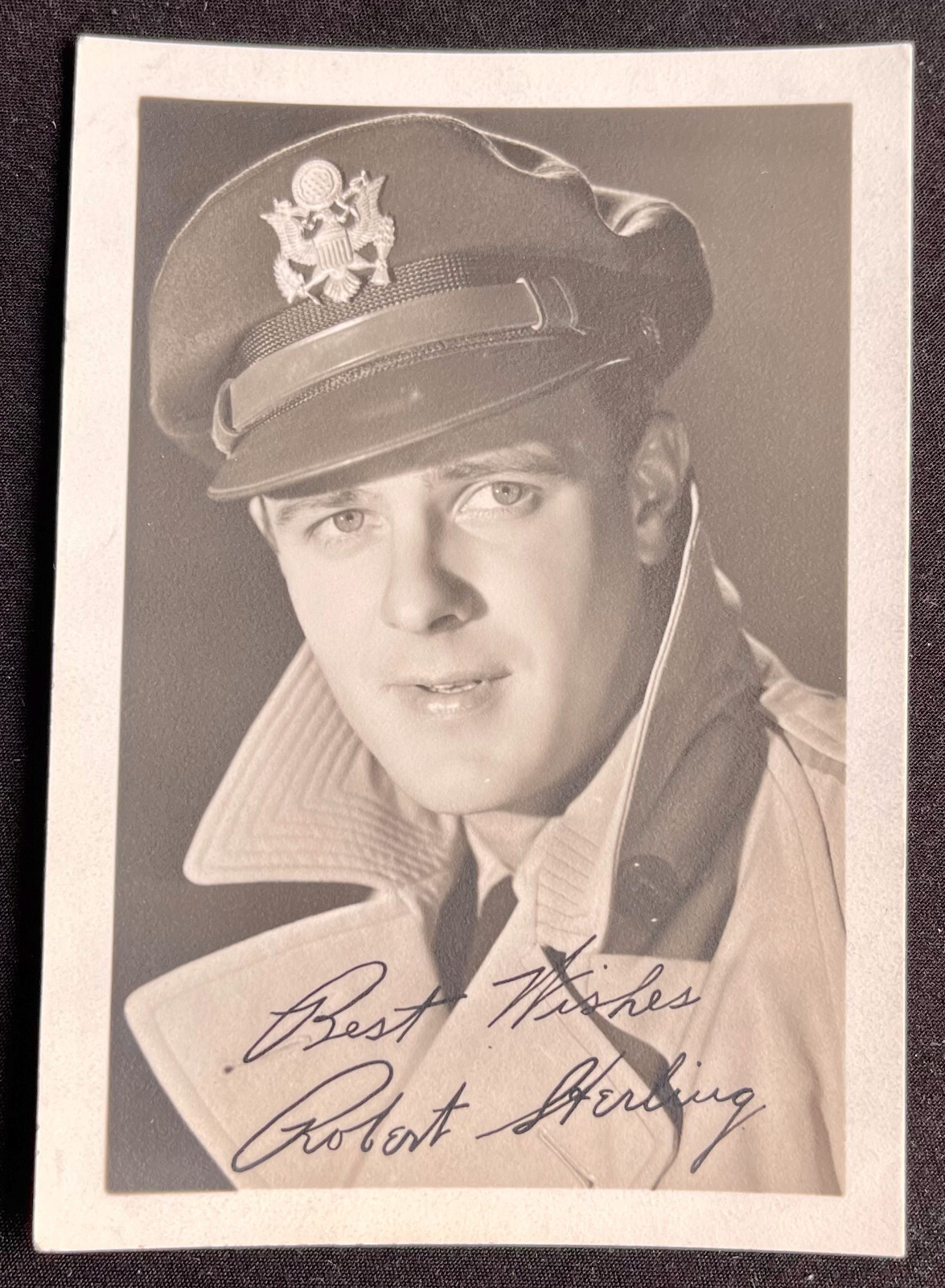 Robert Sterling Facsimile Signed Autograph 3.5×5 Photo Card Show Boat, Roughshod