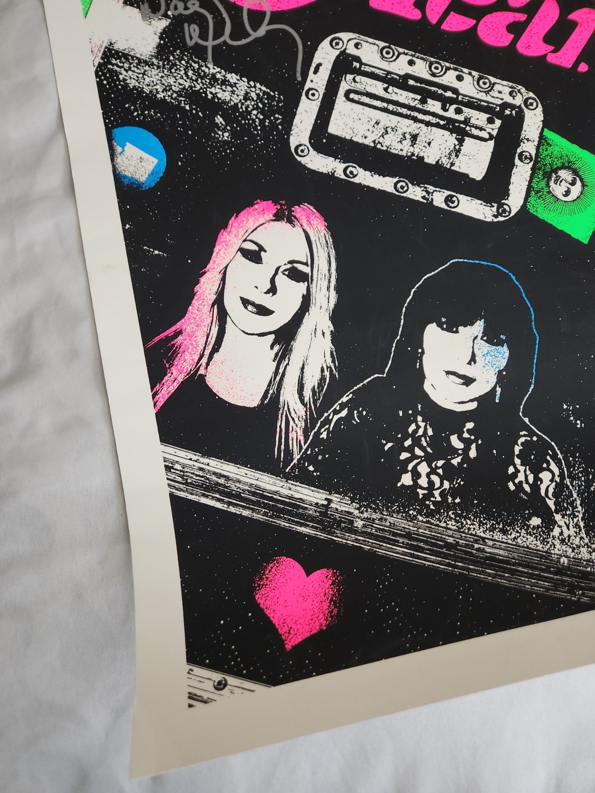 🔥 HEART SIGNED TOUR POSTER JSA COA LETTER Nancy & Ann Wilson Autographed 🔥