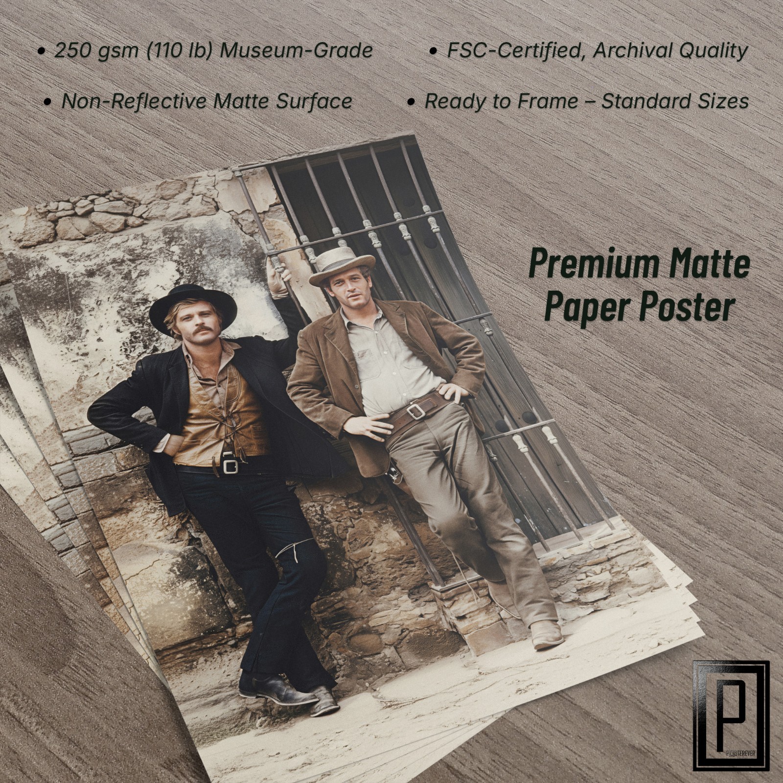 Butch Cassidy & Sundance Kid – Robert Redford Paul Newman Movie Photo Poster