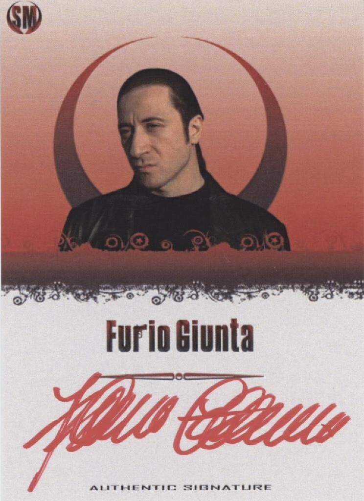 Federico Castelluccio (Furio) The Sopranos Signed Trading Card COA