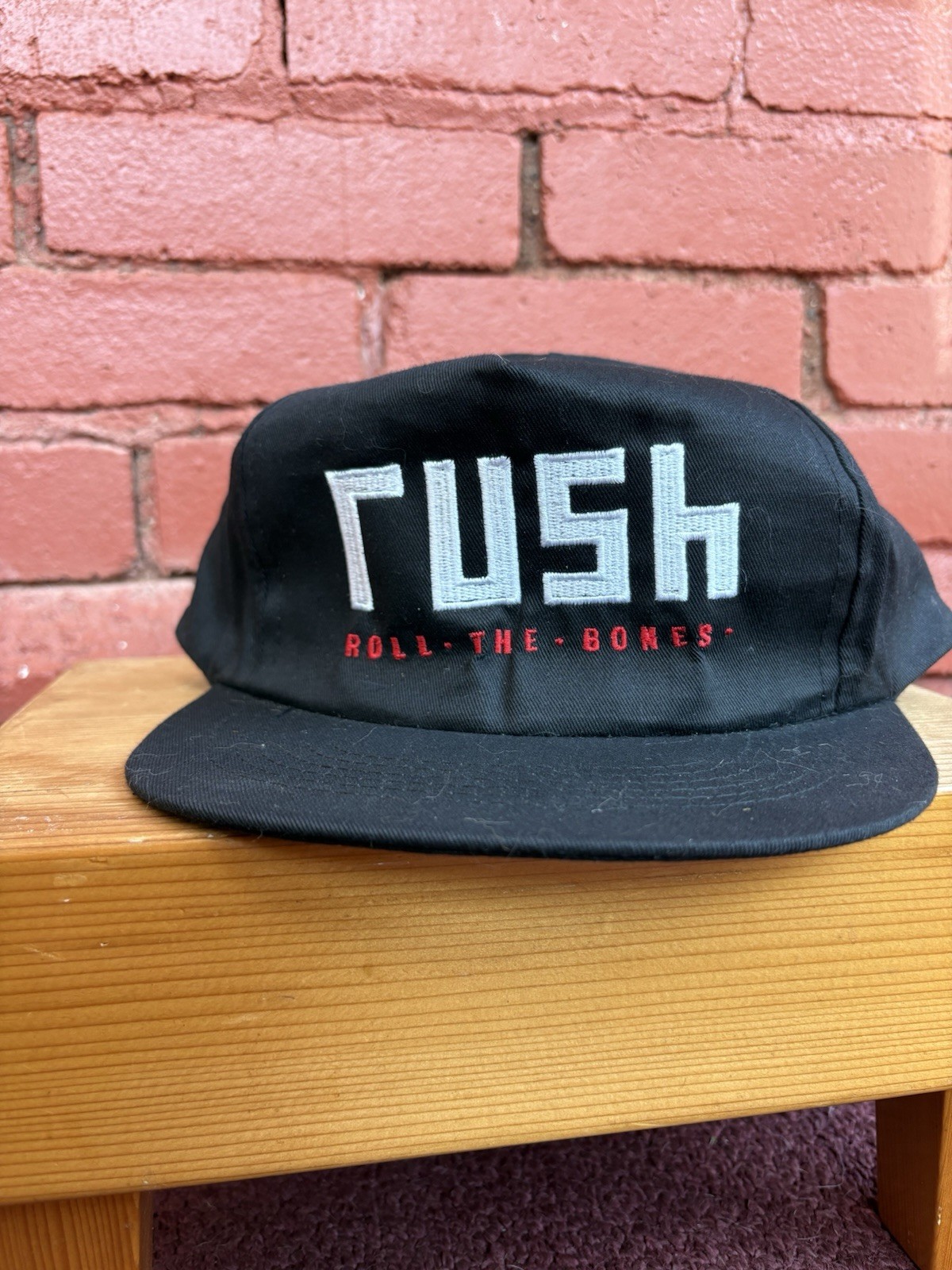 Vintage Rush Roll The Bones Tour SnapBack Hat NEW unworn