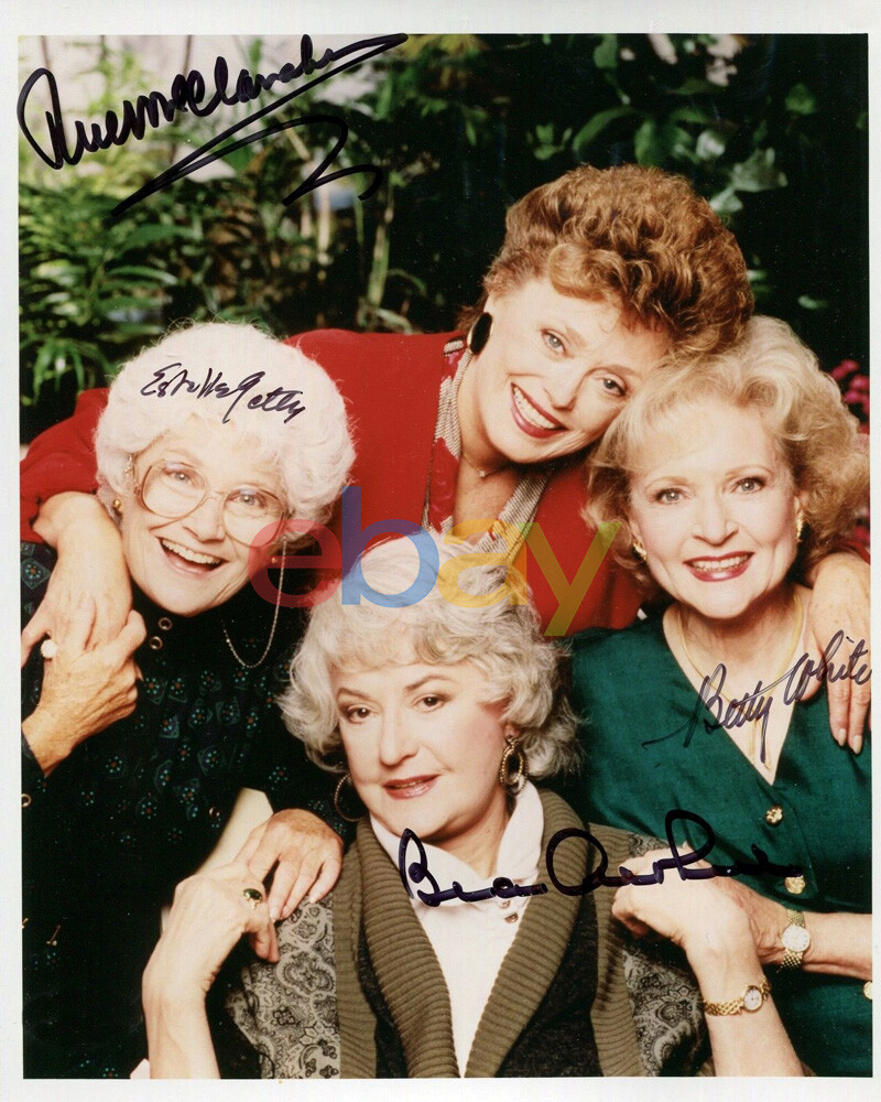 Golden Girls Cast Signed 8×10 Autographed Photo reprint