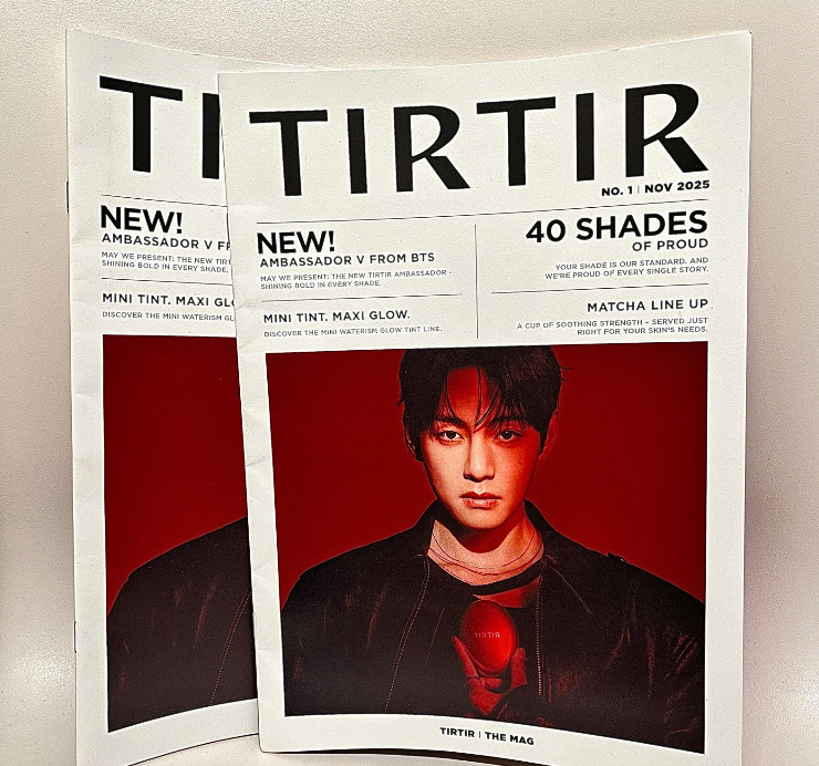 2 TIRTIR x BTS V (Kim Taehyung) magazines