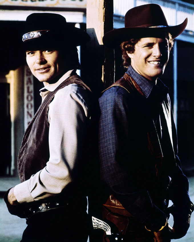 Alias Smith And Jones Pete Duel Ben Murphy 16×20 Canvas Giclee