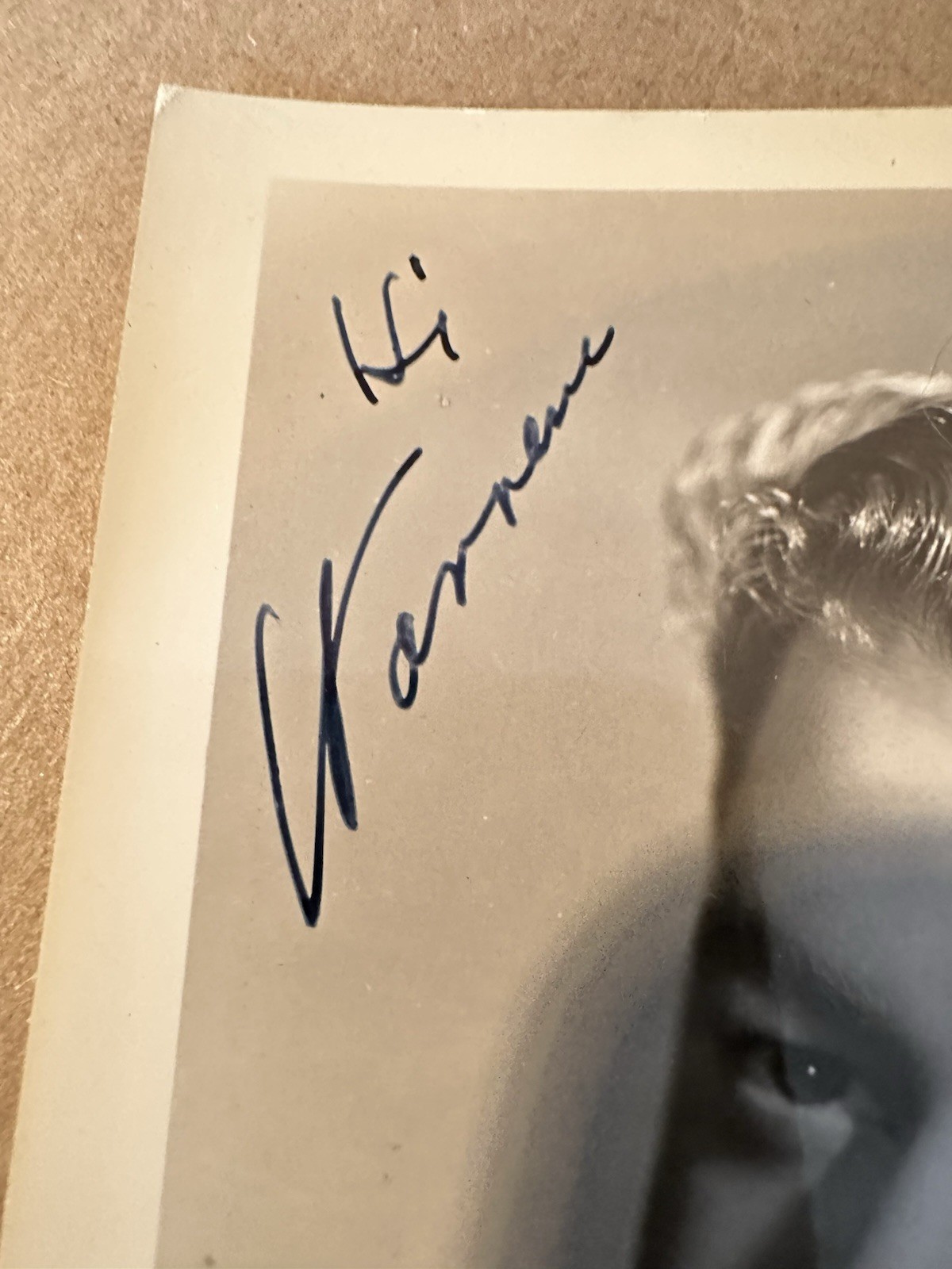 Frank Fontaine Comedian Actor Singer Autographed Signed James J Kriegsmann Photo