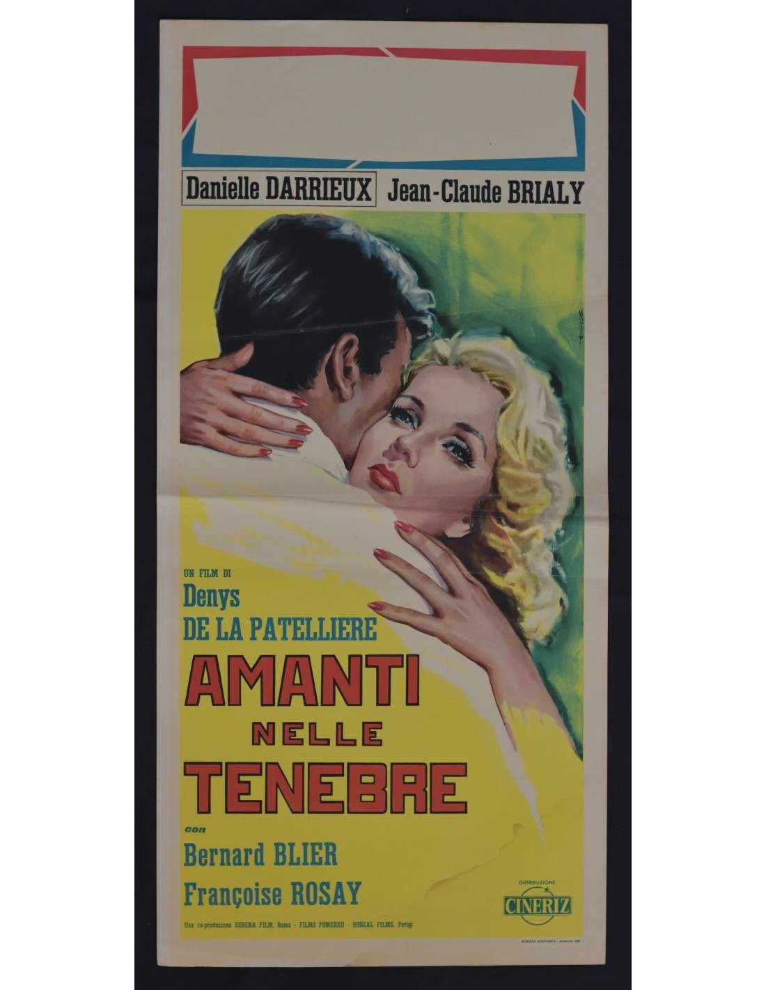 Poster Amanti Nelle Tenebre Darrieux Brialy De La Patelliere Blier Rosay B162