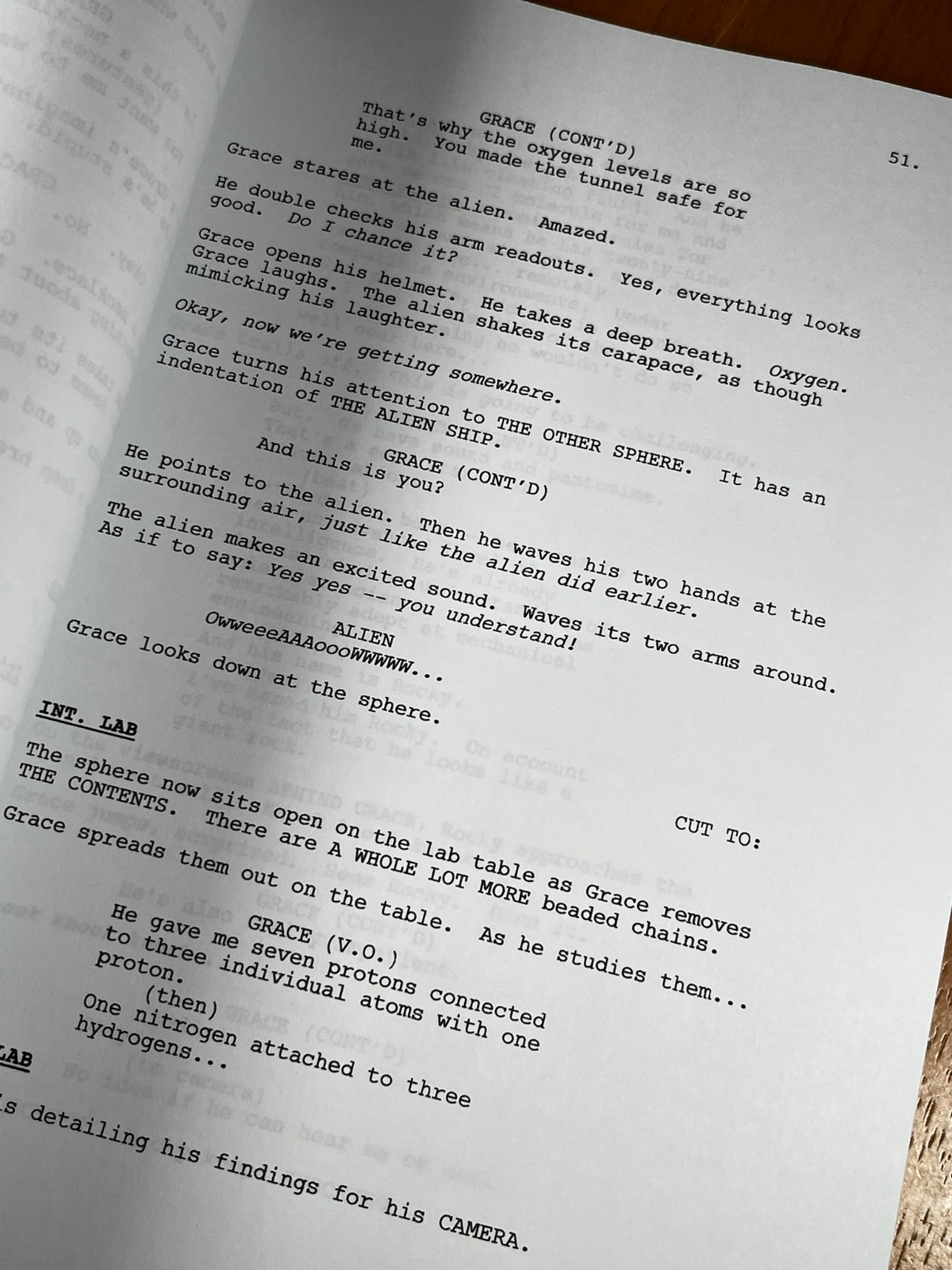 Project Hail Mary & The Martian Scripts Signed- Autograph Reprints- Space Travel