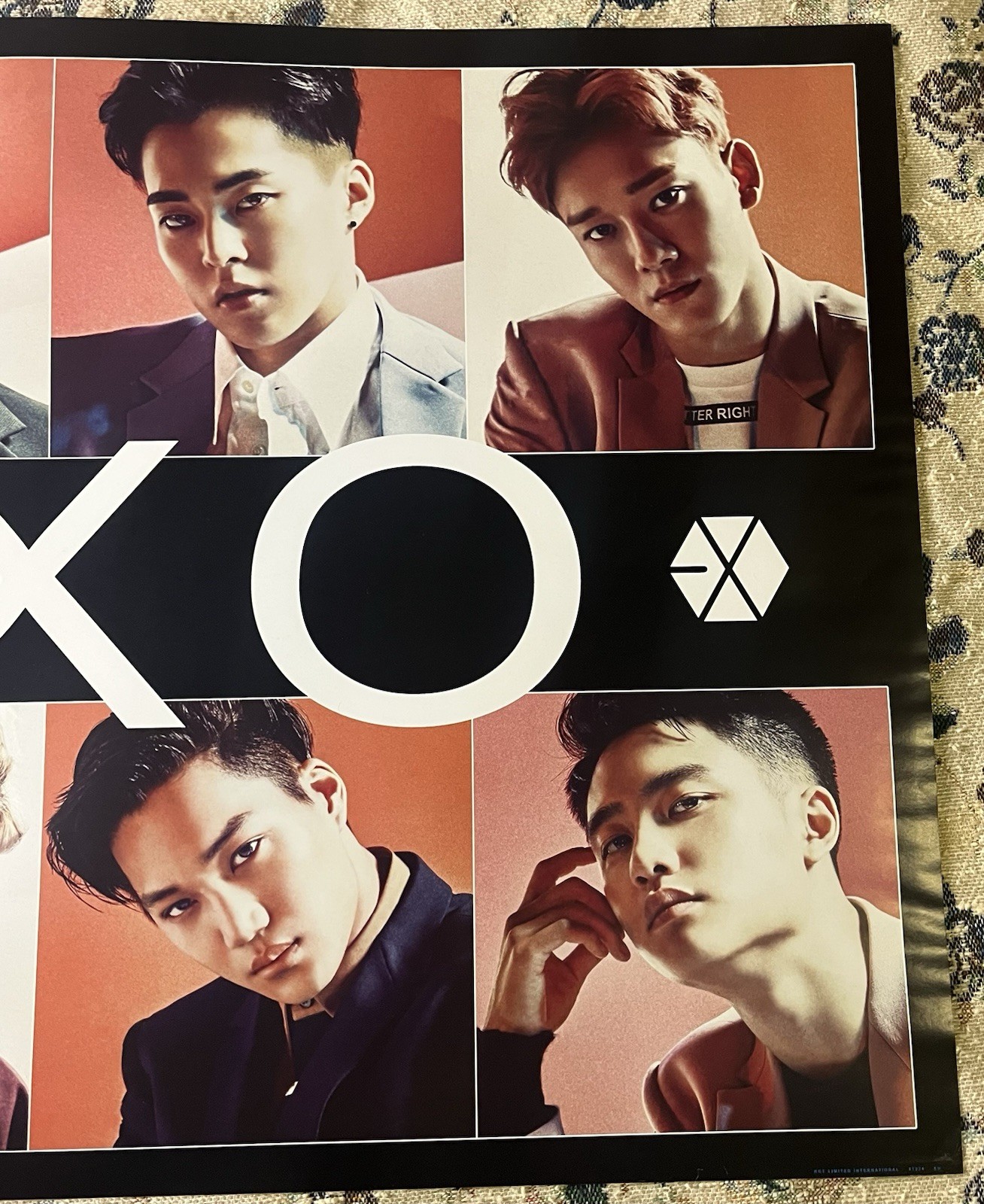 EXO K-Pop Band Poster RGT Limited International Licensed Reprint 24×36