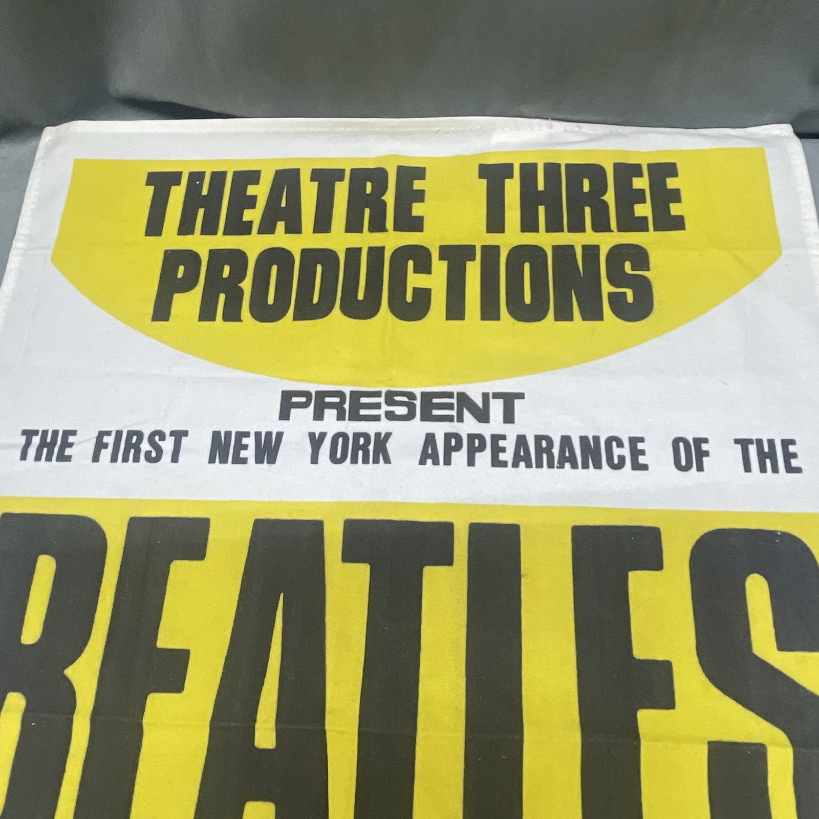 The Beatles Carnegie Hall Poster Official Replica Tapestry 2021 Apple Corps Ltd