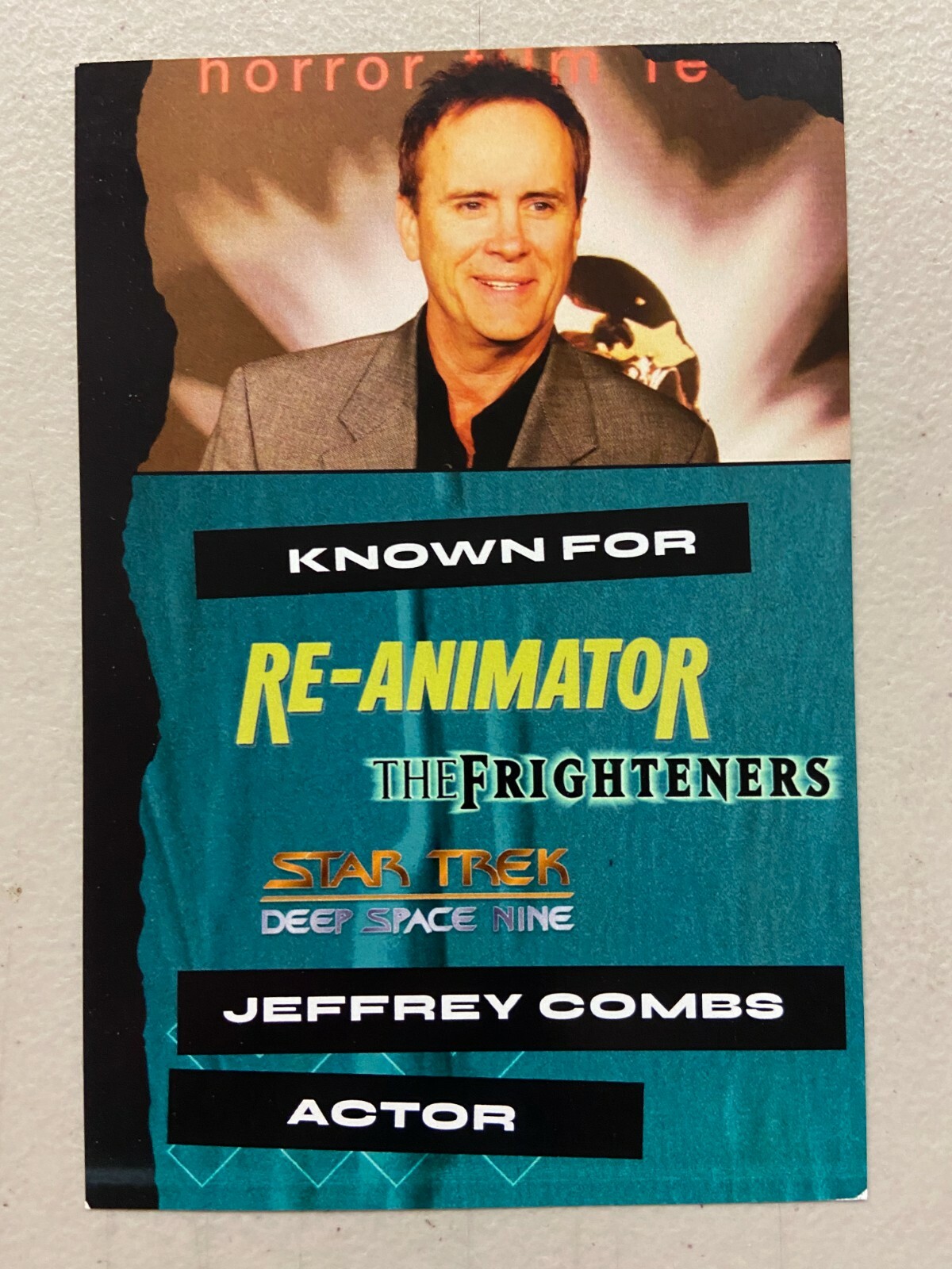 Jeffrey Combs Signed Autographed 8×10 Beckett Certified BD79442 Re-Animator