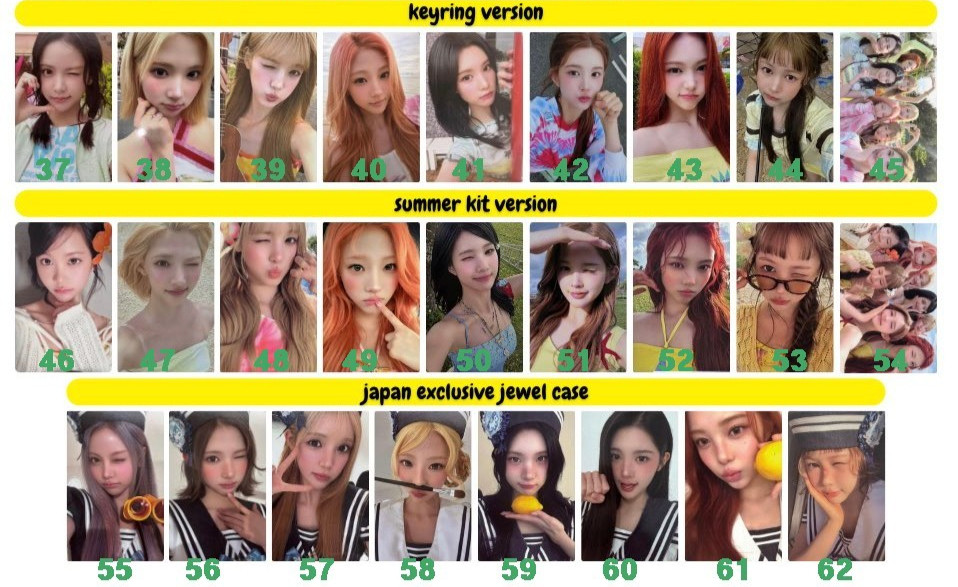 Hearts2Hearts – H2H Lemon Tang Official Photocard KPOP JIWOO YUHA A-NA IAN 하투하