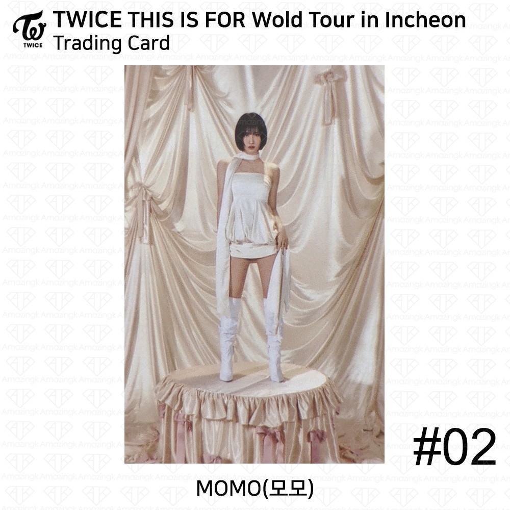 TWICE THIS IS FOR World Tour In INCHEON Trading Card KPOP K-POP MOMO SANA MINA