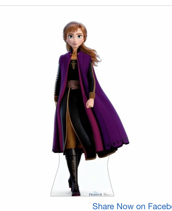 ANNA CARDBOARD CUT OUT (DISNEY’S FROZEN II)