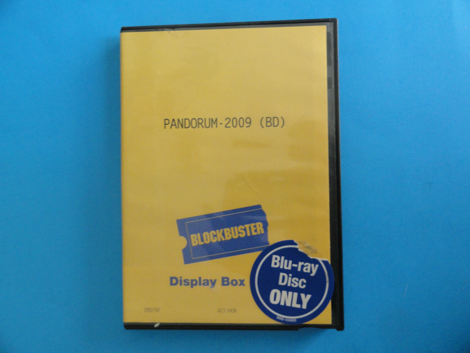 BLOCKBUSTER VIDEO STORE BLU-RAY RENTAL CASE “PANDORUM” – NO MOVIE INCLUDED