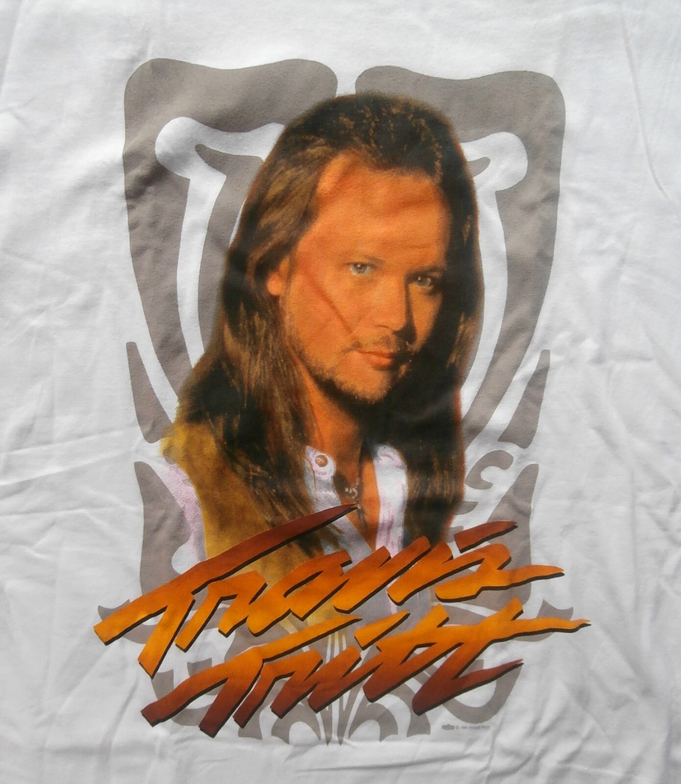 VINTAGE 1996 TRAVIS TRITT 2-SIDED T-SHIRT FOR 1997 TOUR CONCERT– HANES SIZE XXL