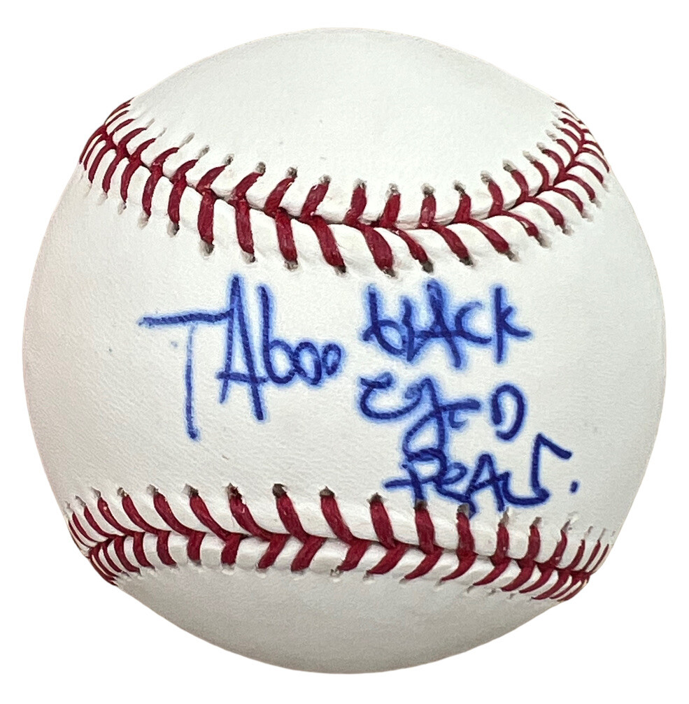 Taboo Signed MLB Major League Baseball w/ “Black Eyed Peas” PSA