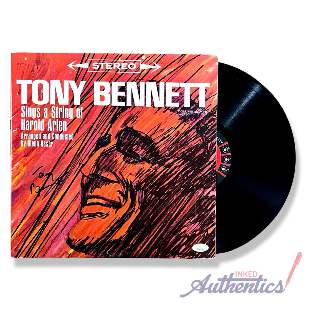 Tony Bennett Signed Autographed “Sings a String of Harold Arlen” Vinyl LP JSA Au