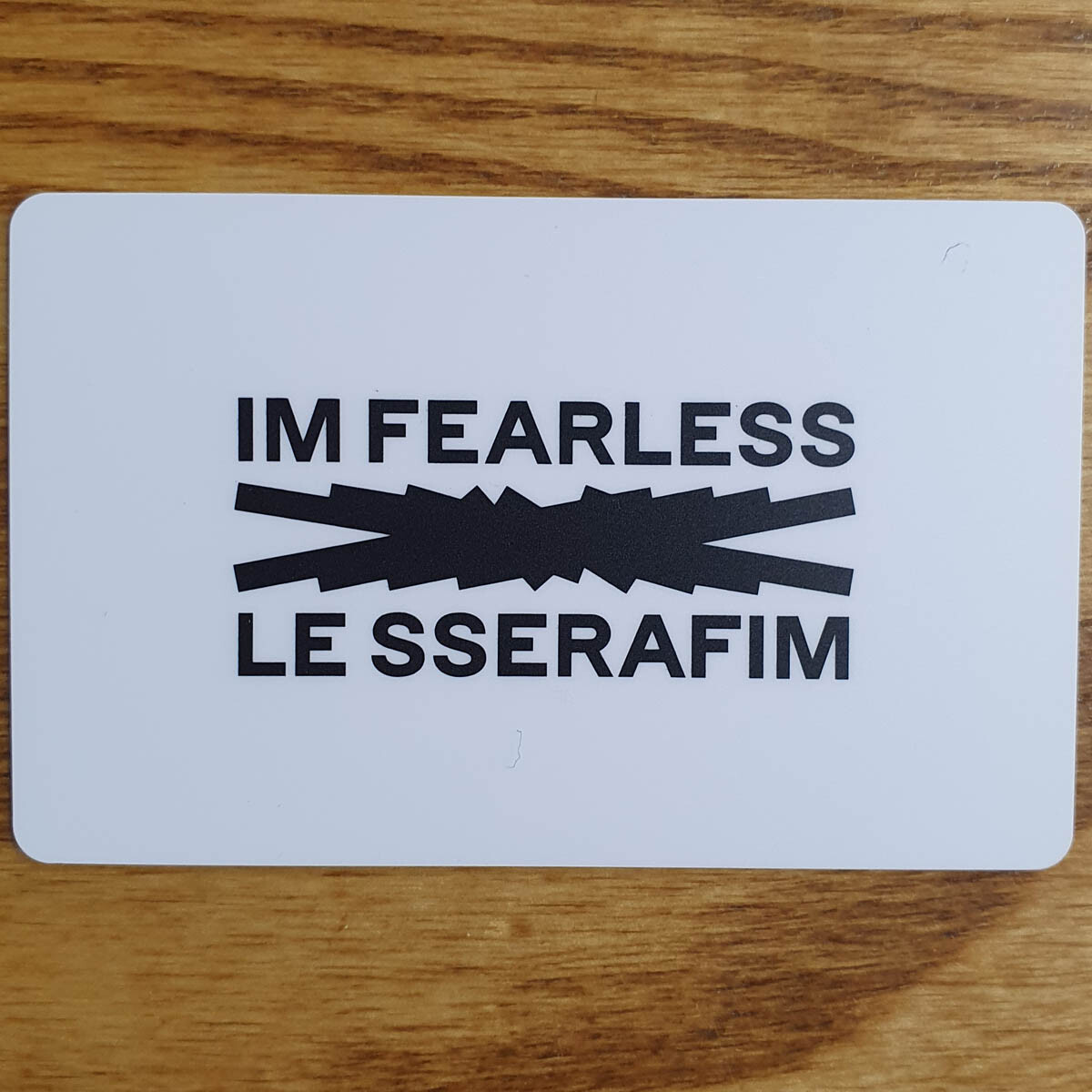 Kim Chaewon M2U Record Lucky Draw Official Photocard Le Sserafim Fearless Kpop