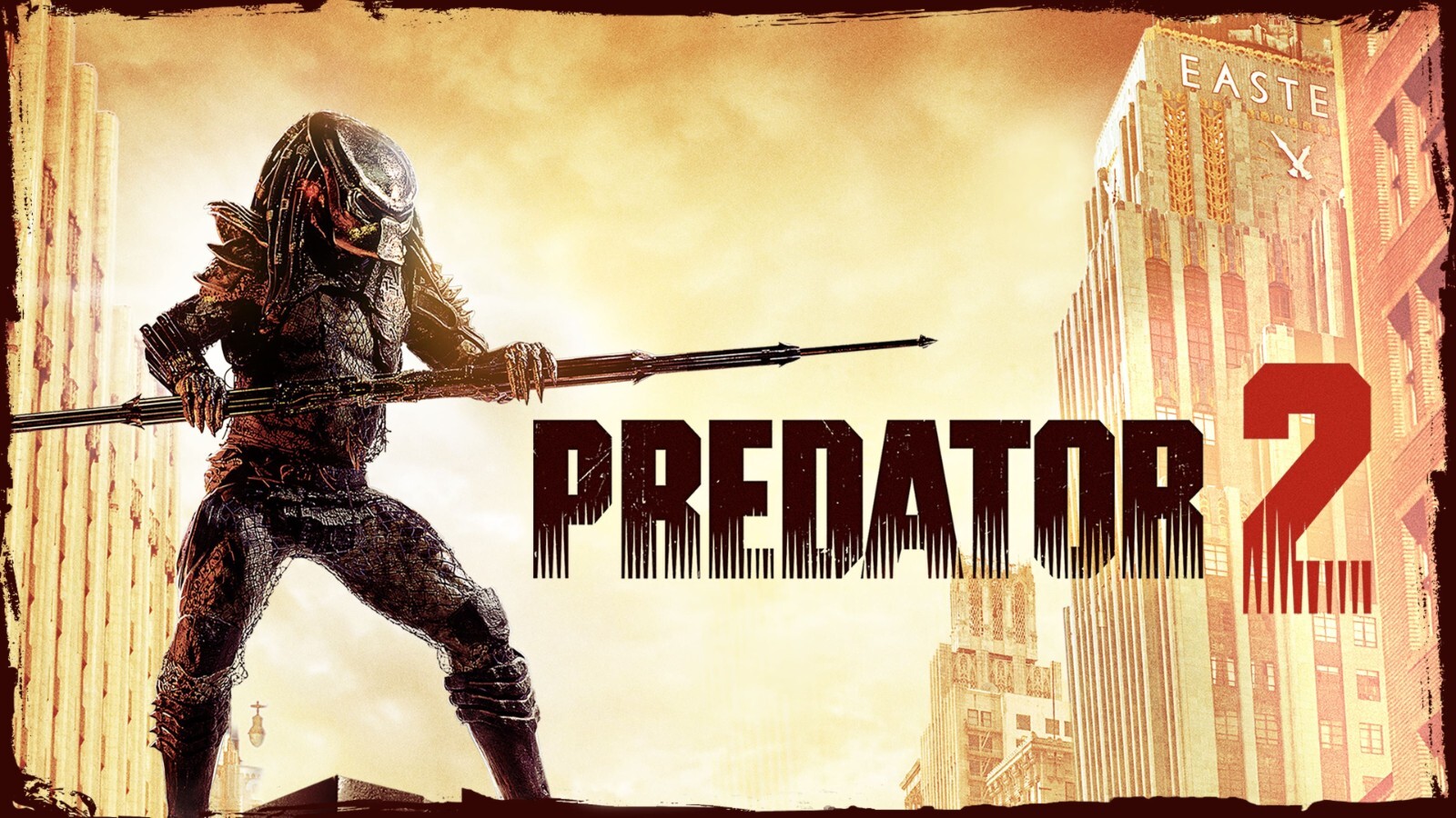 1990 Predator 2 Movie Poster 11X17 Danny Glover Garey Busey Bill Paxton 🍿
