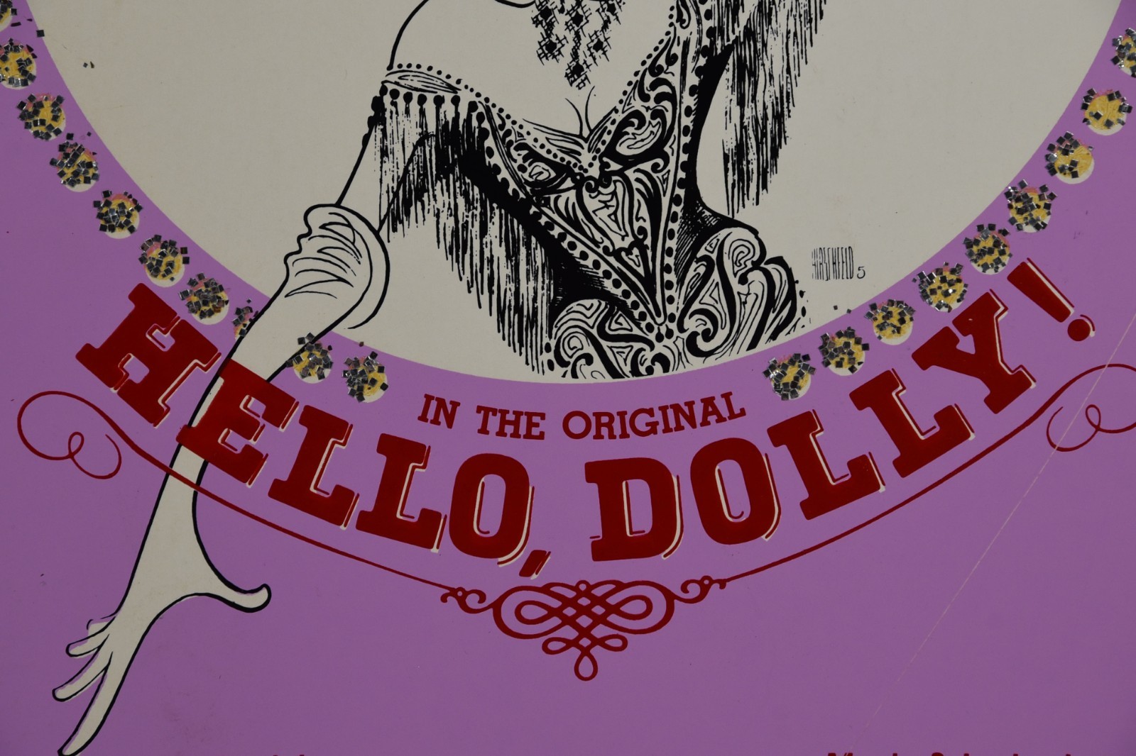 Carol Channing Hello Dolly! Window Theatre Card LA Music Center Pavilion Opera
