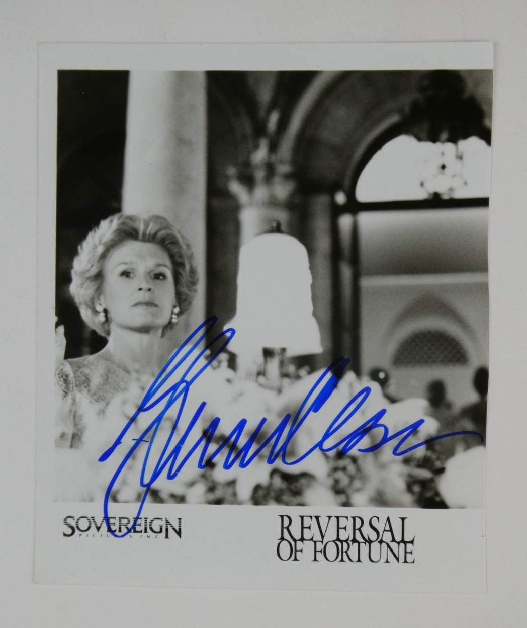 Glenn Close Signed 6.5×8 Promo Photo Reversal Of Fortune Autographed