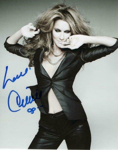 REPRINT – CELINE DION Singer Autographed Signed 8 x 10 Photo Poster Man Cave