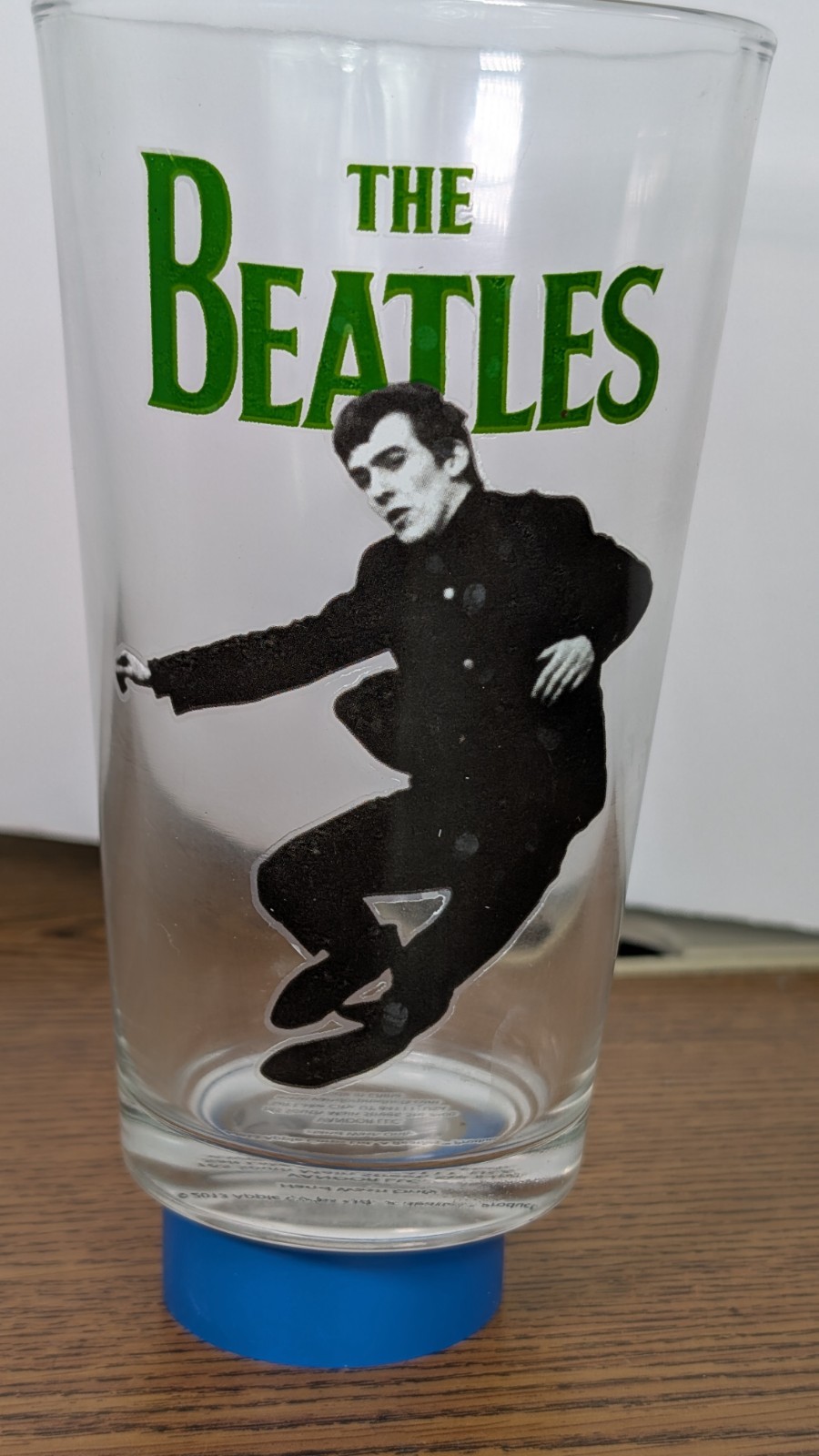 Beatles Collectors Series Jumping Pint Glass 4 Pack 2013 Apple Corps NOS