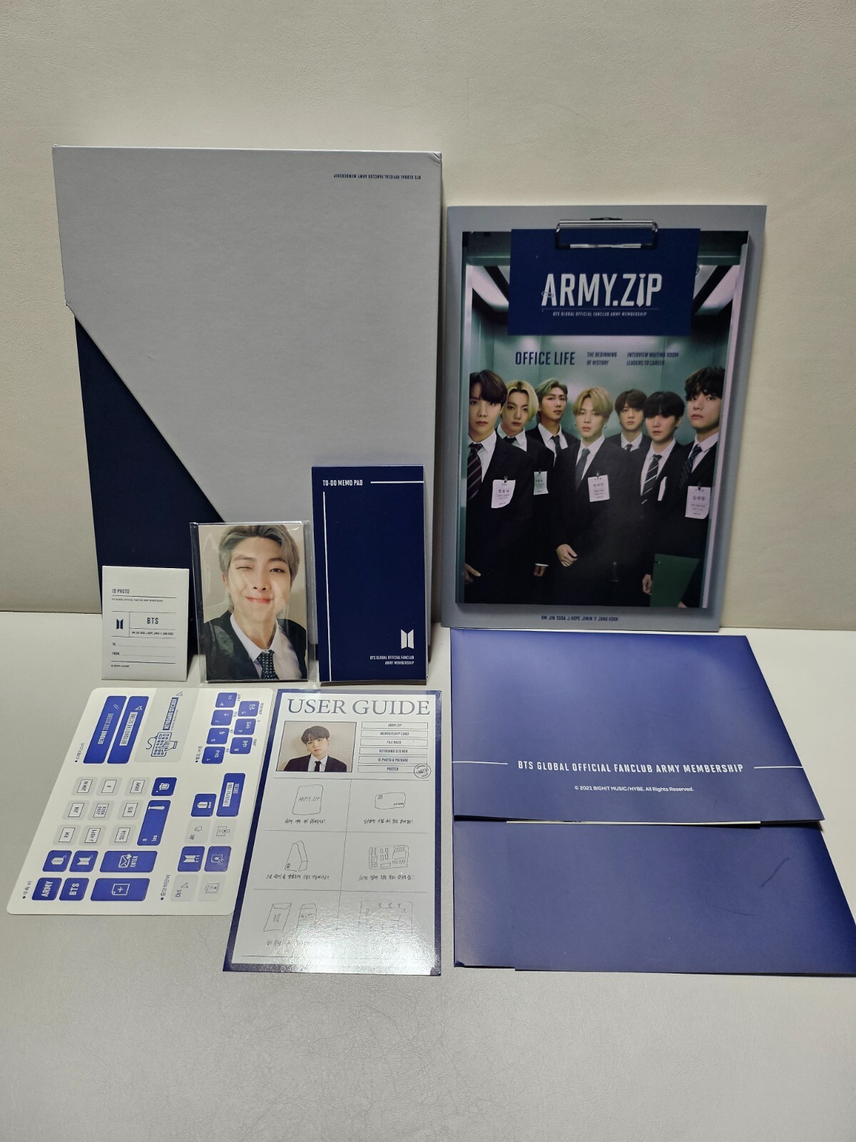 BTS Official Global Fanclub ARMY Membership Kit 8th Full Set / KPOP / Bangtan