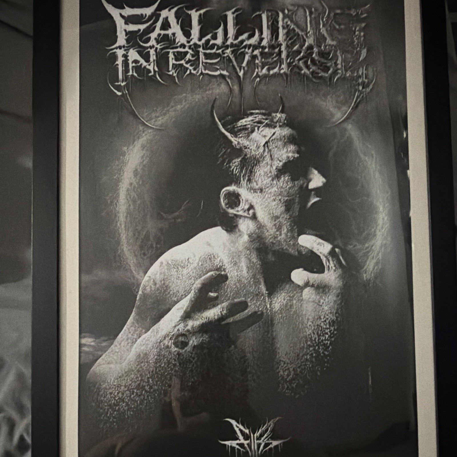 Falling In Reverse god is a weapon Poster w/ Black Frame 12×18 vip exclusive