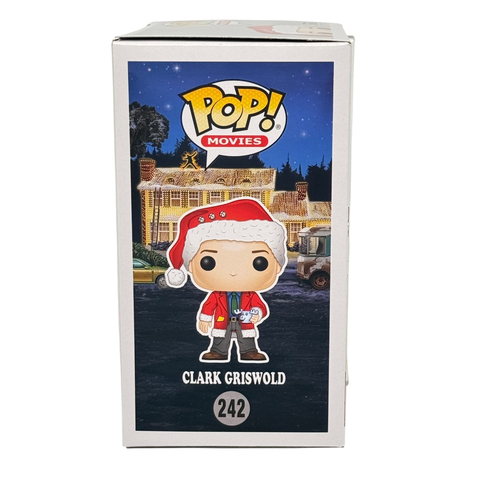 Chevy Chase Signed Clark Griswold Christmas Vacation Funko Pop 242 Beckett -Read