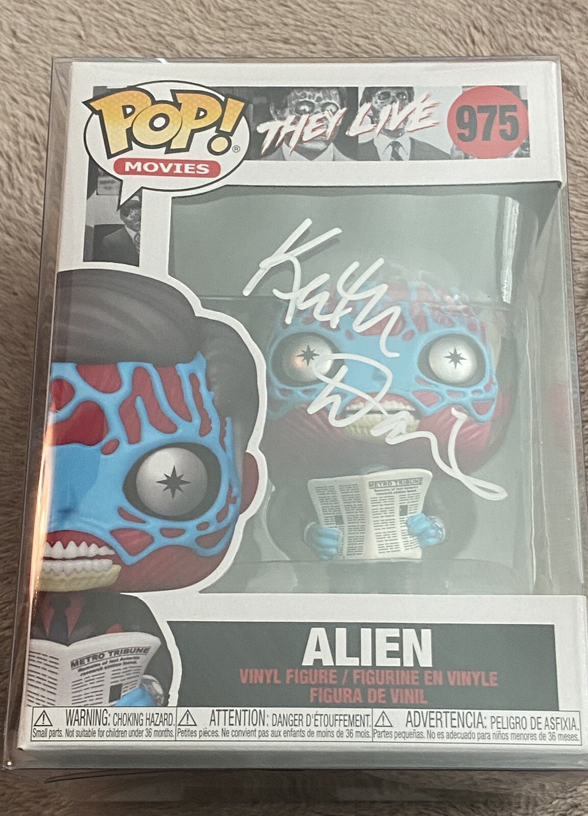 Keith David autographed Funko Pop #975 JSA COA They Live – Frank