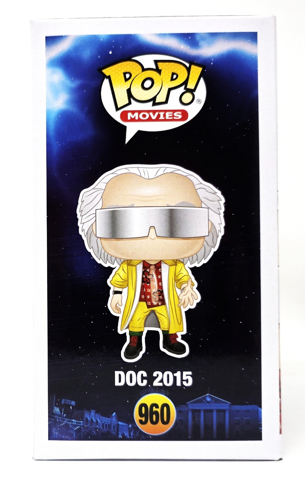 CHRISTOPHER LLOYD Signed Funko POP #960 Doc 2015 Back to the Future BAS 3W132197