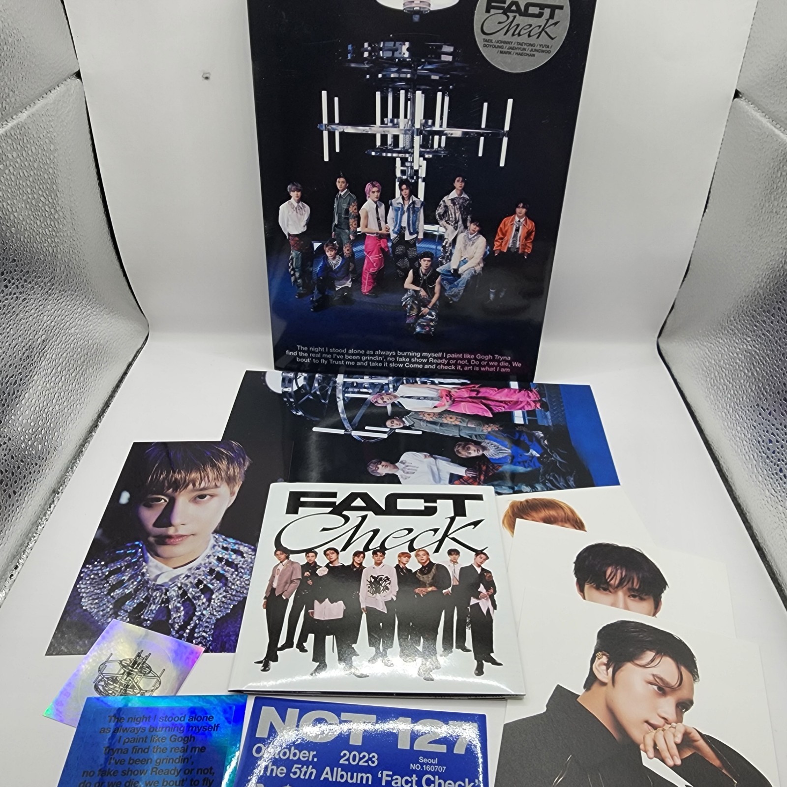 NCT 127 Large Lot 5 CD Albums Photo Books Cards Posters Korean K Pop
