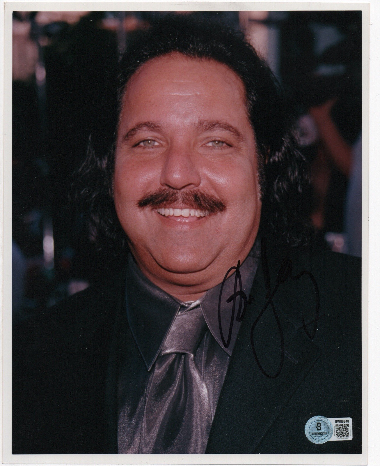 Ron Jeremy autographed signed 8×10 photo Beckett BAS COA Male Pornstar XXX Rare