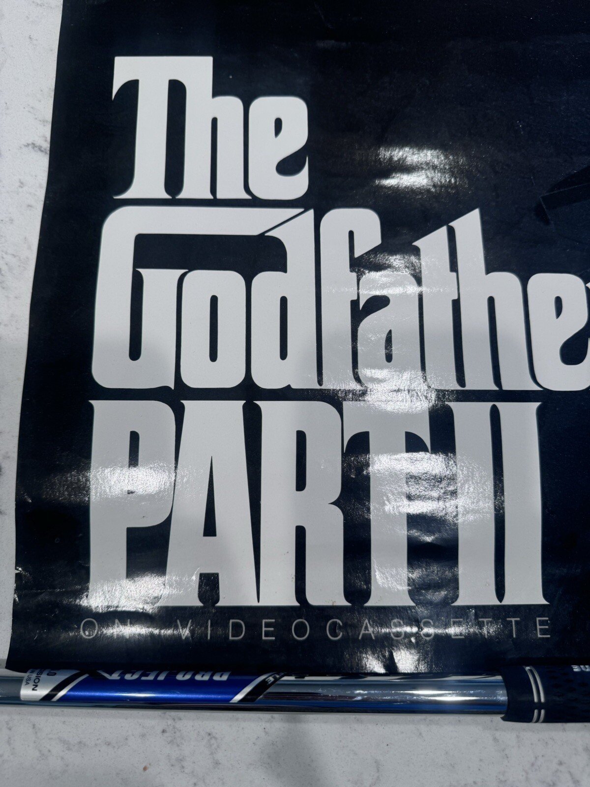 Vintage Pair Of 1986 The Godfather Part 1 & 2 Movie Store Posters VHS Beta 16×32