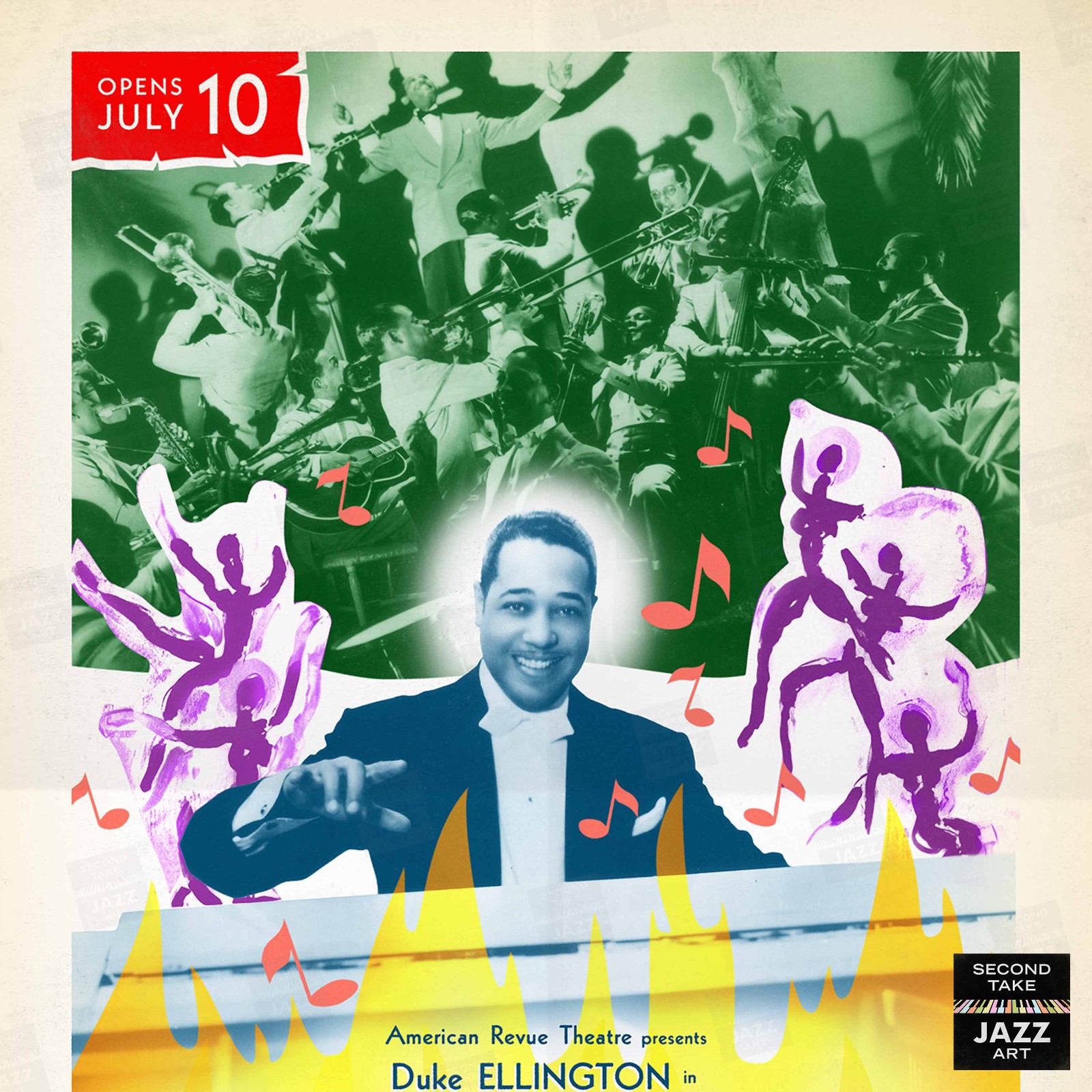 Duke Ellington jazz poster – Jump for Joy – Los Angeles – 1941