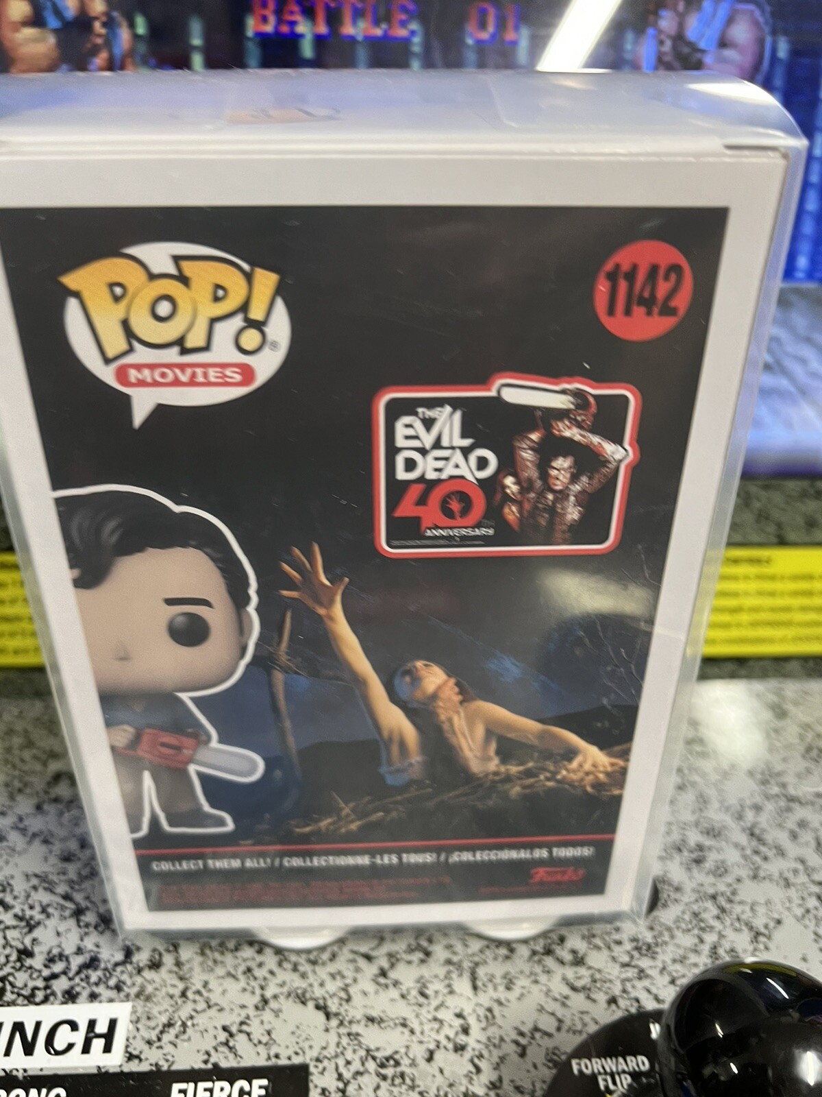 Bruce Campbell Signed Autographed Funko Pop 1142 Ash Evil Dead BAS COA “Groovy”