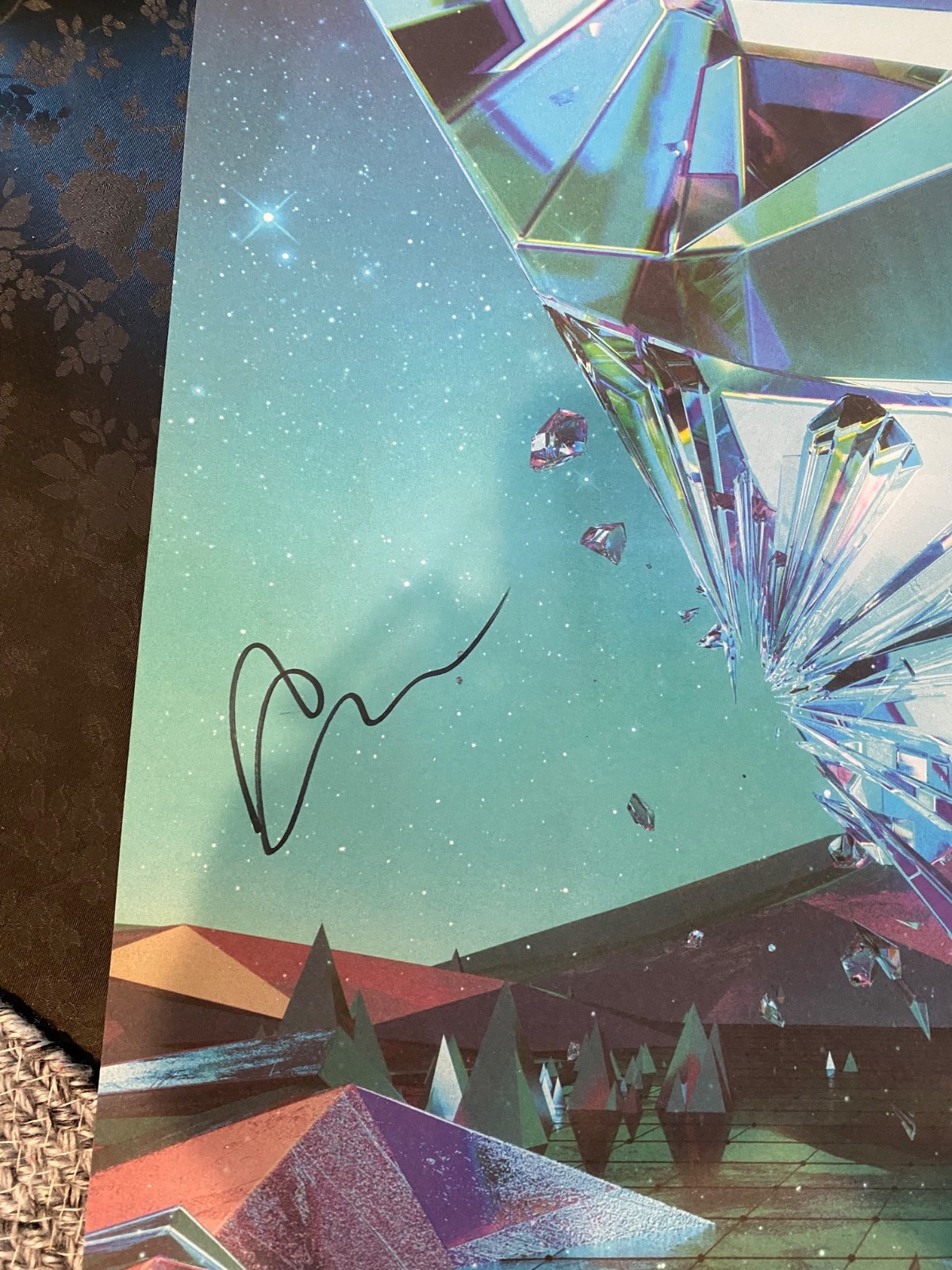 Imagine Dragons authentic signed poster Evolve World Tour