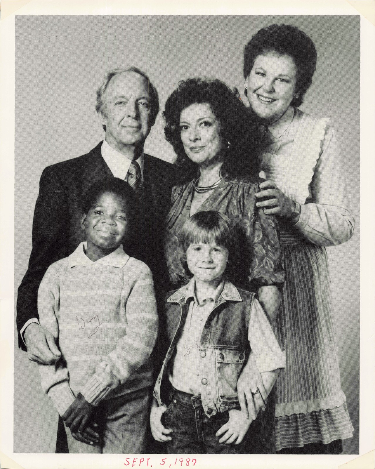 Gary Coleman Danny Cooksey Diff’rent Strokes Signed Autographed 8×10 Photo