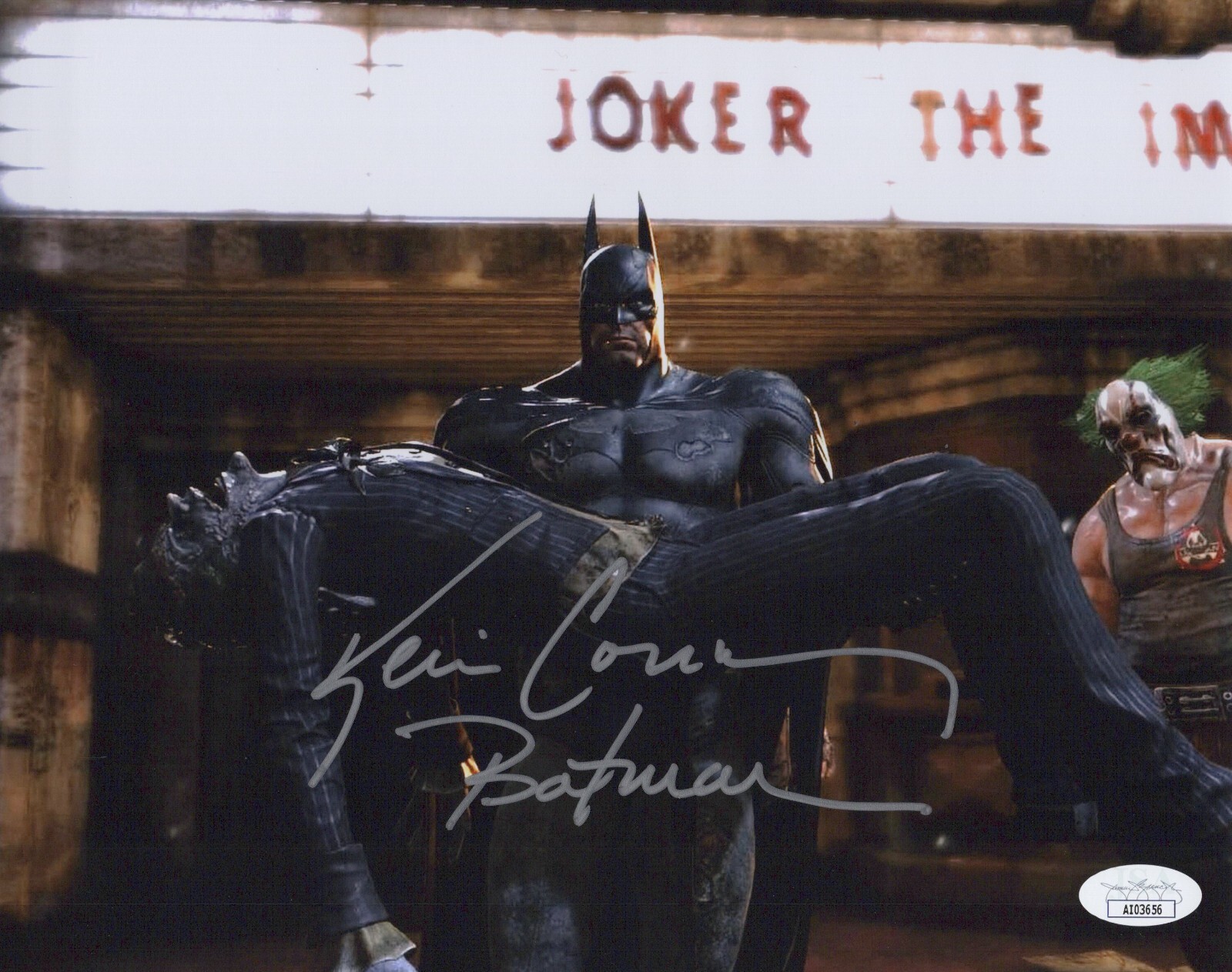Kevin Conroy Signed 8×10 Batman Arkham City Authentic Autograph Photo JSA COA