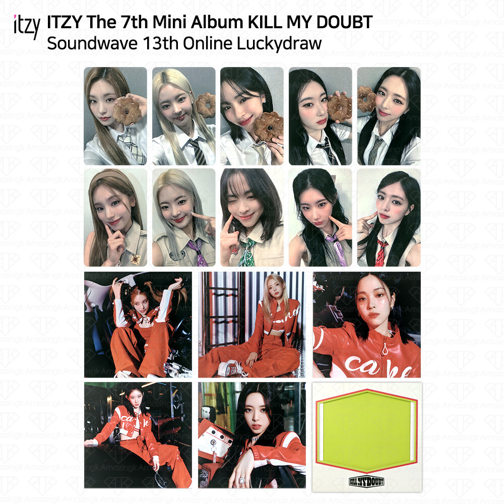 ITZY KILL MY DOUBT Soundwave 13th Online Luckydraw Photocard Square Photo KPOP