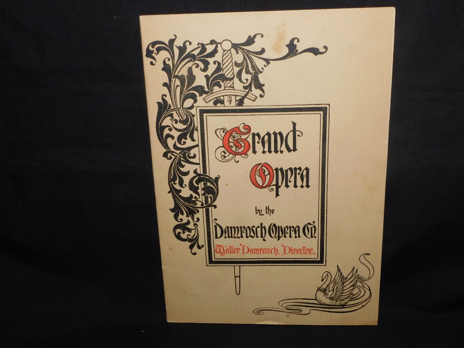 EARLY 1900’S GRAND OPERA ADVERTISING CATALOG BY WALTER DAMROSCH