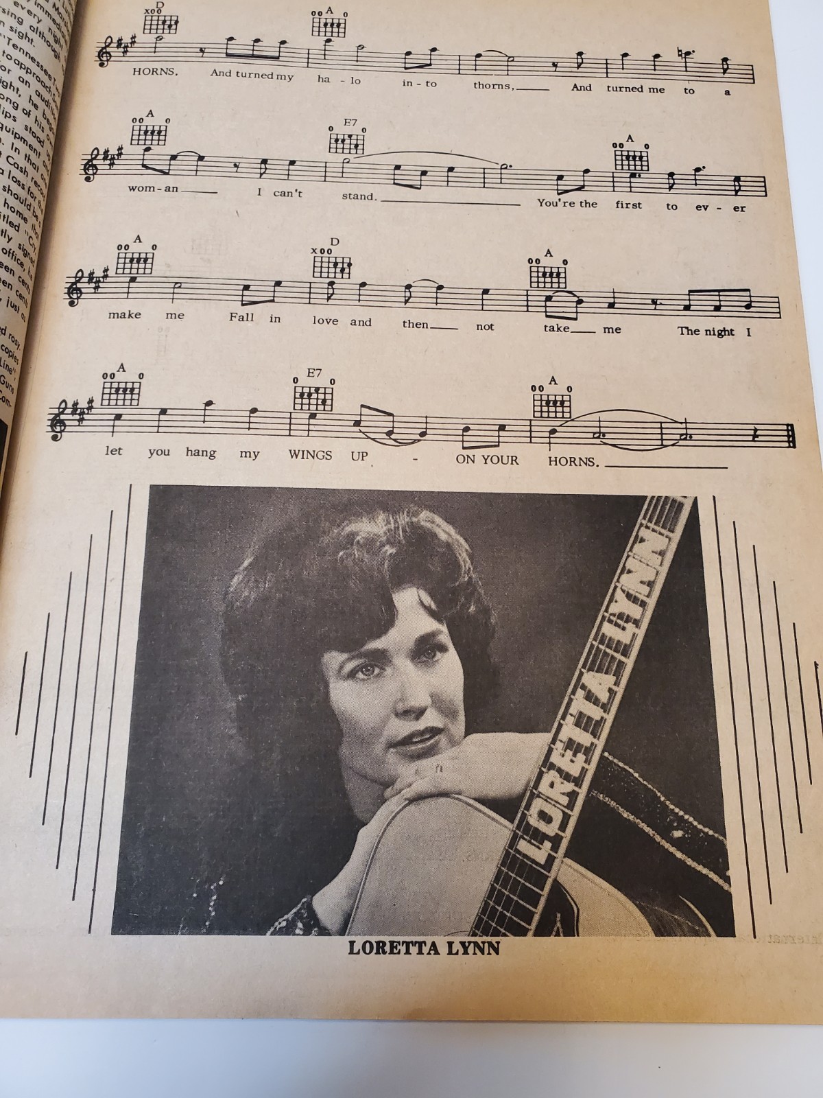 Lot of 3 Vintage 70s Country Music Magazines Hit Parade Johnny Cash Loretta Lynn