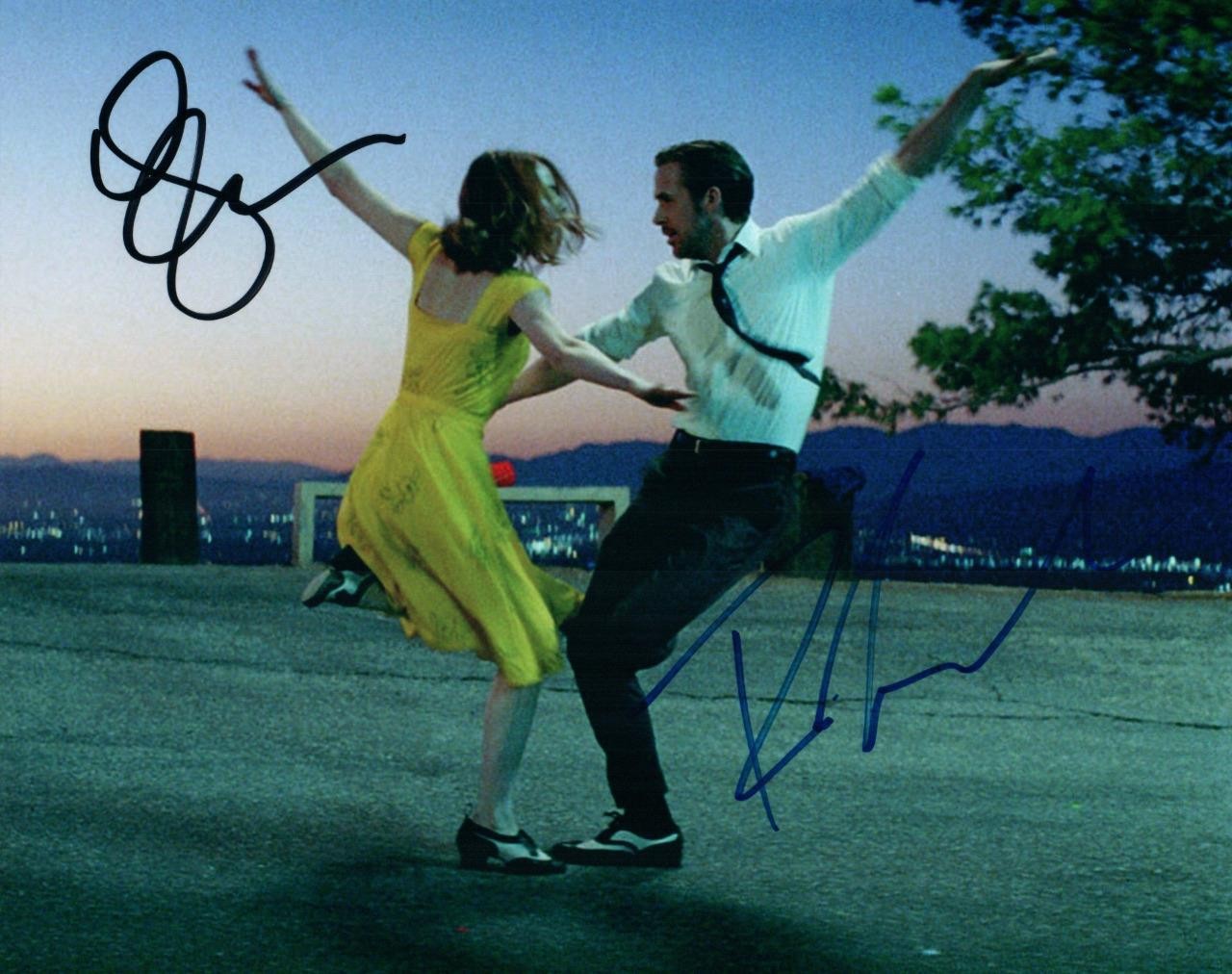 Ryan Gosling Emma Stone autographed 8×10 Photo signed Picture pic and COA