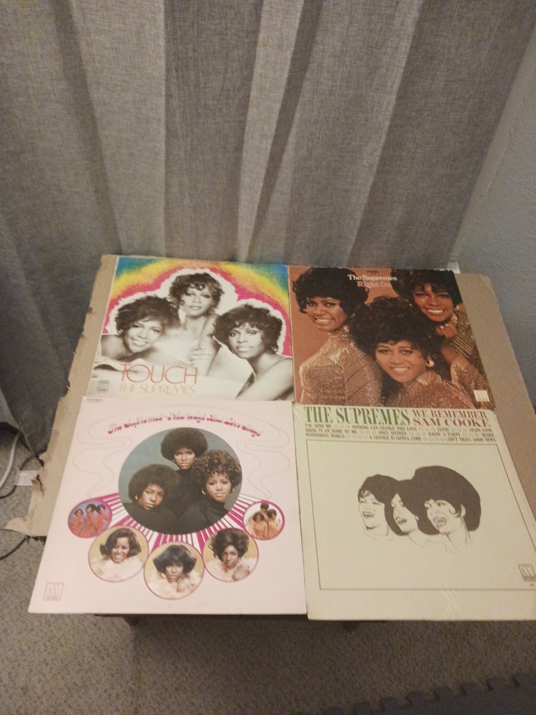 NO RECORDS the Supremes Empty Album Covers Artwork Touch Right On Sam Cooke 70s