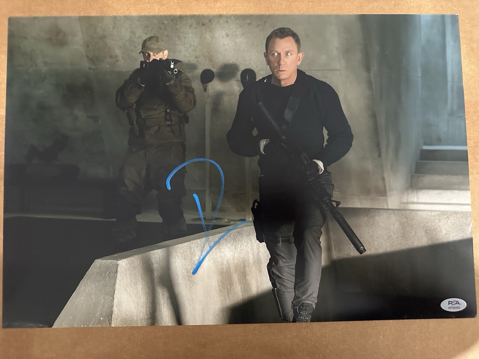 Daniel Craig Signed James Bond 007 12×18 No Time to Die Autograph Exact Proof