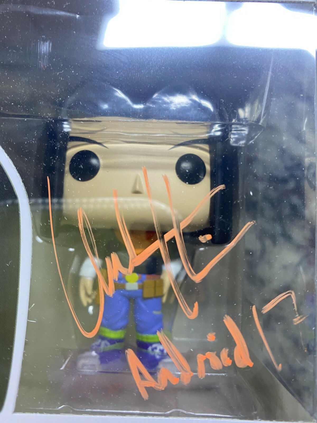 CHUCK HUBER Signed Autographed ANDROID 17 Funko Pop #547 DRAGON BALL TriStar COA